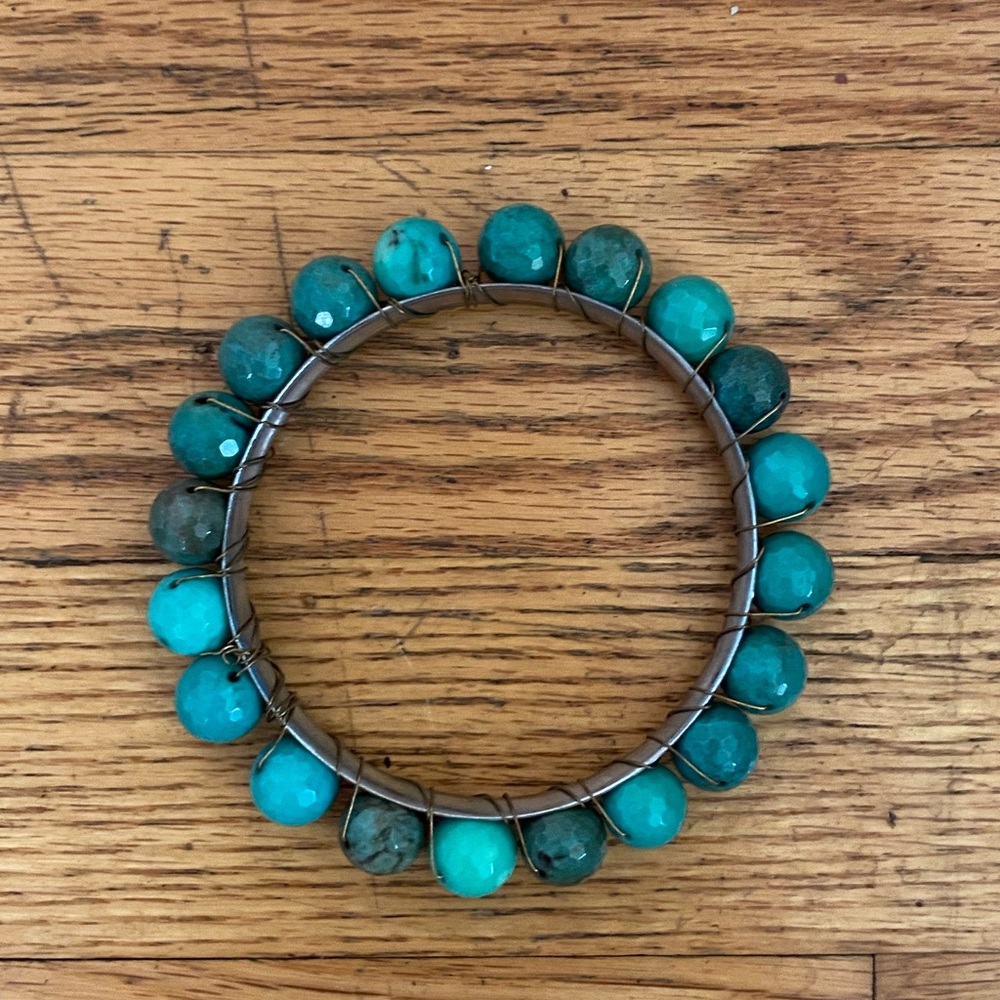 Chrysoprase Bangle by Katherine Morris Designs